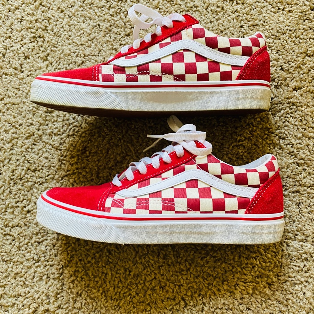 Vans checkered sneakers size 6 men/7.5 women